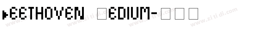 Beethoven Medium字体转换